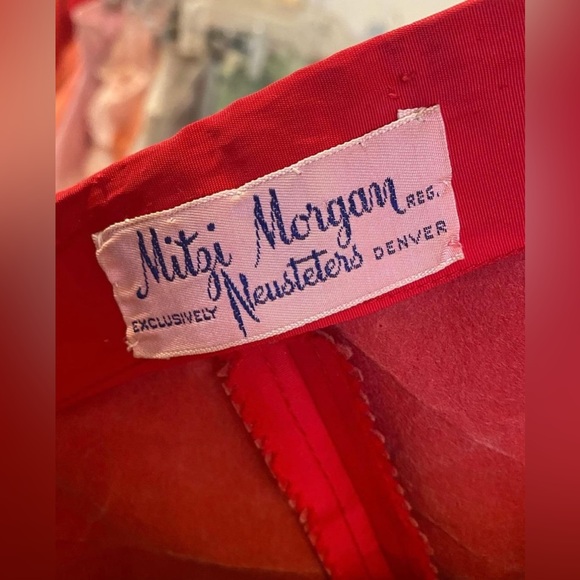 Vintage 1950s Red Ballgown - Picture 3 of 6